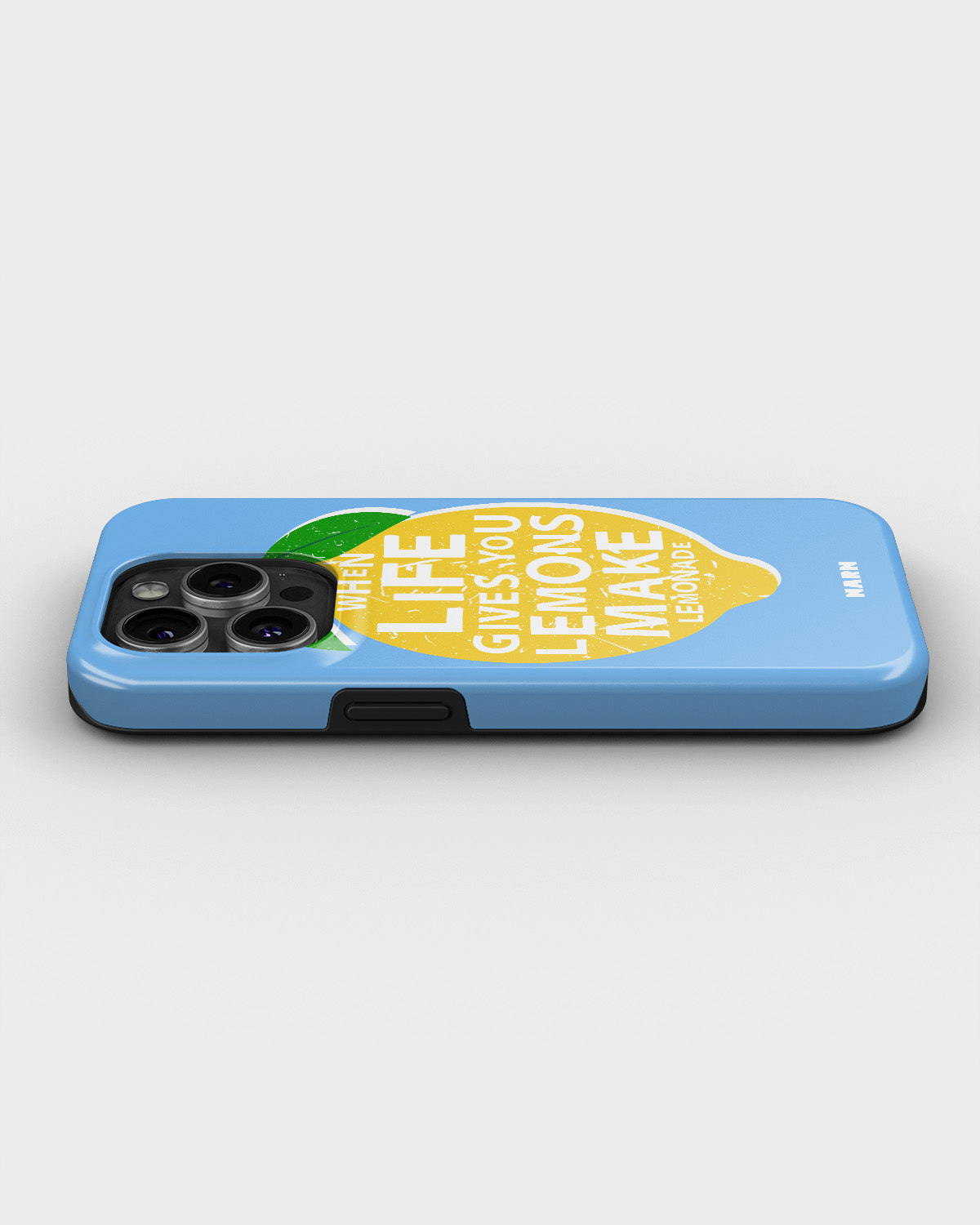 iPhone 14 Pro Tough Case – Lemon Quote - View 3