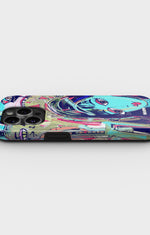 iPhone 14 Pro Tough Case – Abstract Cat - View 3