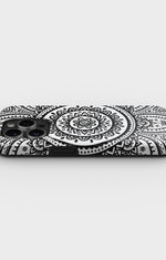 iPhone 14 Pro Tough Case – Henna Mandala - View 3
