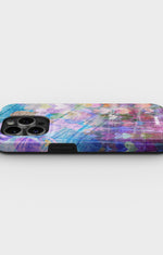iPhone 14 Pro Tough Case – Purple Hearts - View 3