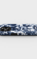 iPhone 14 Pro Tough Case – Tie Dye Blue - View 3