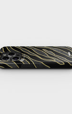 iPhone 14 Pro Tough Case – Golden Zebra - View 3