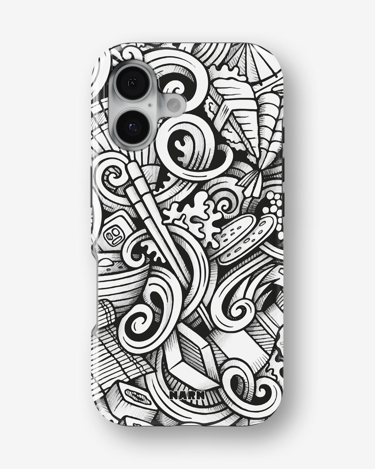 iPhone 16 Tough Case – Japanese Pattern - View 1