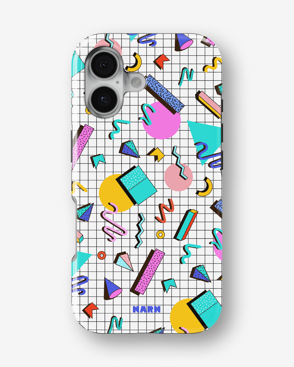 iPhone 16 Tough Case – 80s Memphis - View 1