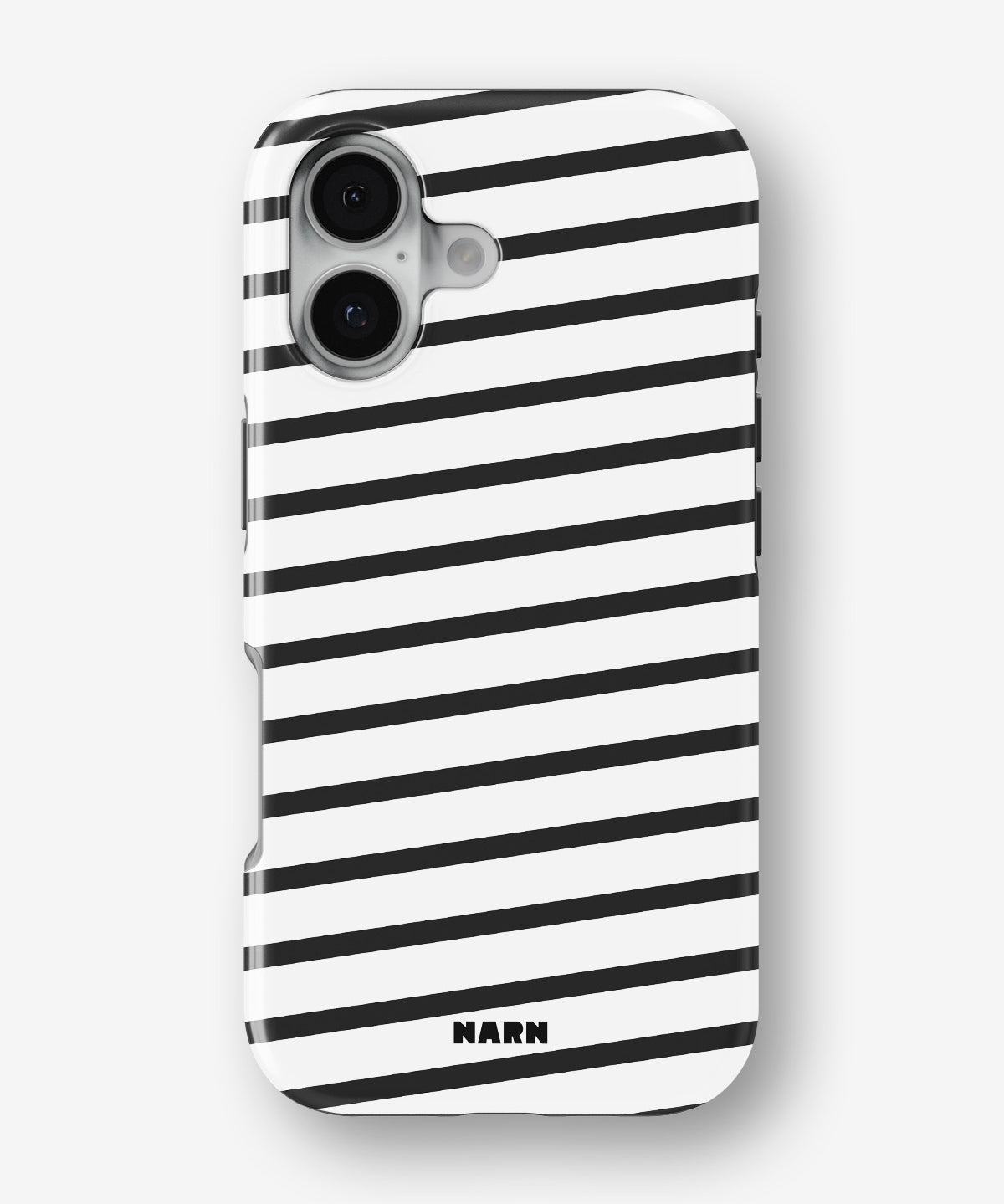 iPhone 16 Tough Case – Black Stripes - View 1