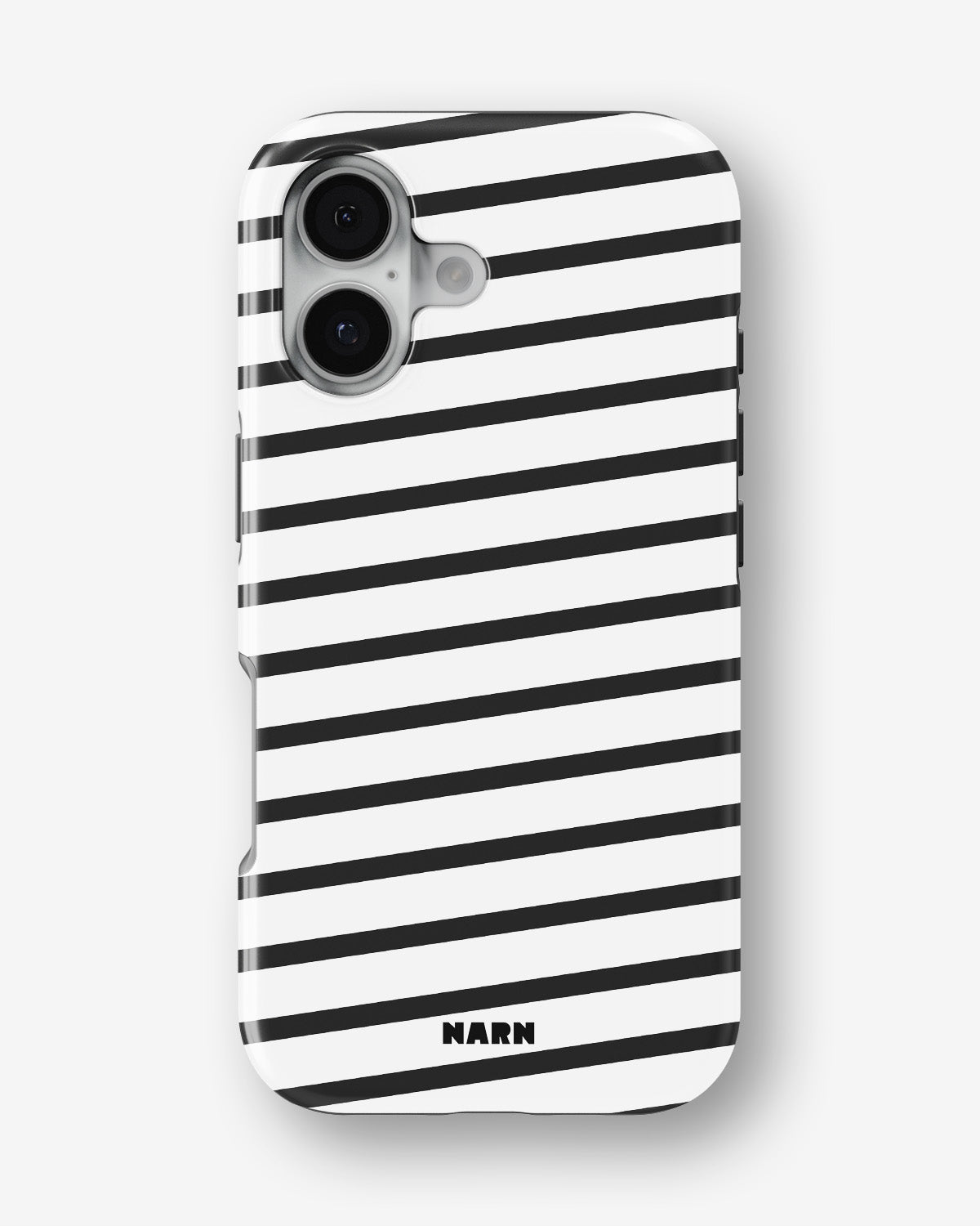 iPhone 16 Tough Case – Black Stripes - View 1