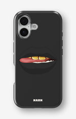 iPhone 16 Tough Case – Golden Lips - View 1
