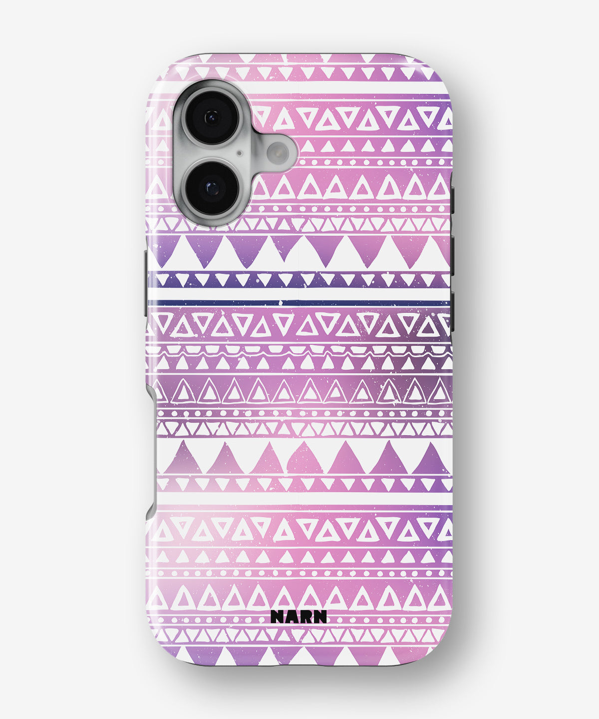 iPhone 16 Tough Case – Purple Aztec - View 1