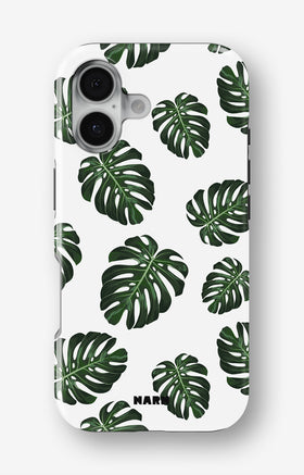 iPhone 16 Tough Case – Monstera Pattern - View 1
