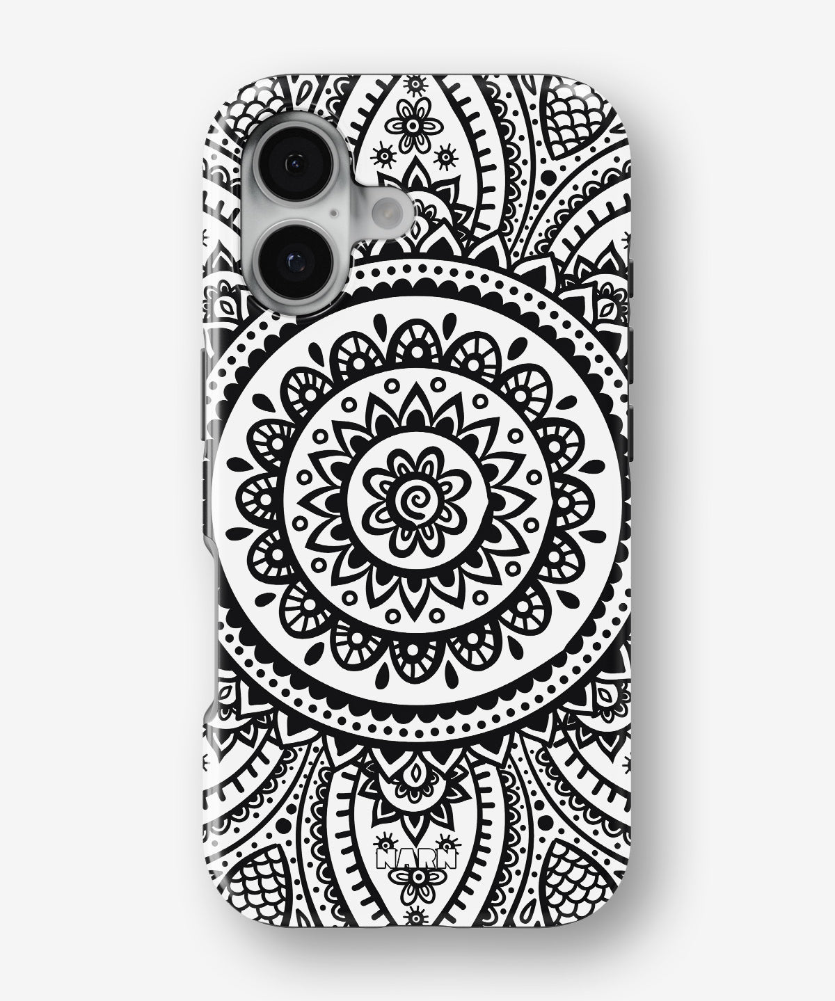 iPhone 16 Tough Case – Henna Mandala - View 1