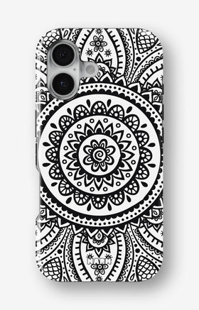 iPhone 16 Tough Case – Henna Mandala - View 1