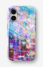 iPhone 16 Tough Case – Purple Hearts - View 1