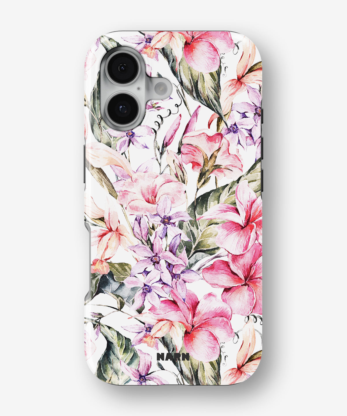 iPhone 16 Tough Case – Watercolor Flowers - View 1