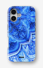 iPhone 16 Tough Case – Blue Vintage - View 1