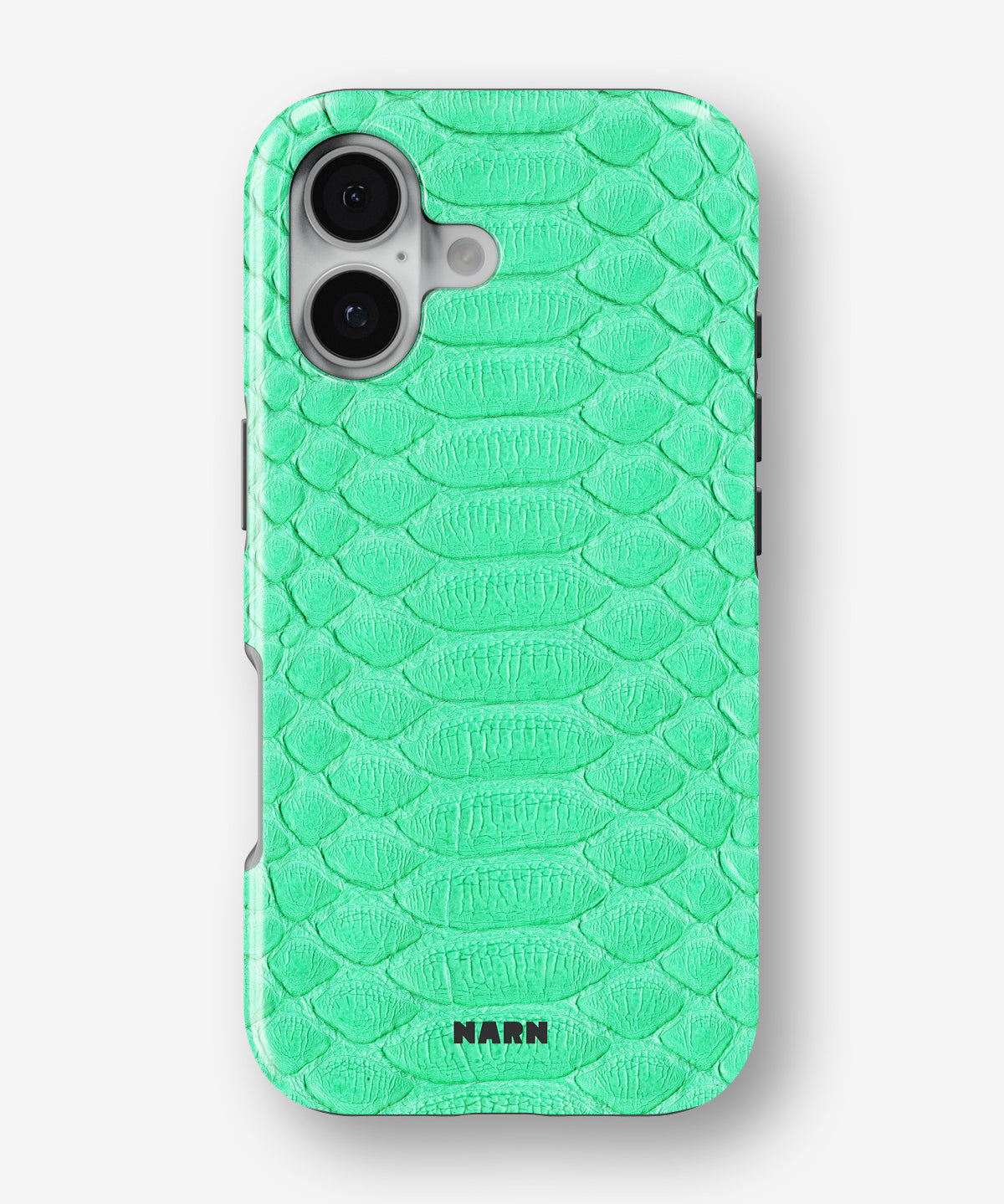 iPhone 16 Tough Case – Turquoise Snake - View 1