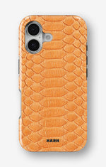 iPhone 16 Tough Case – Orange Snake - View 1