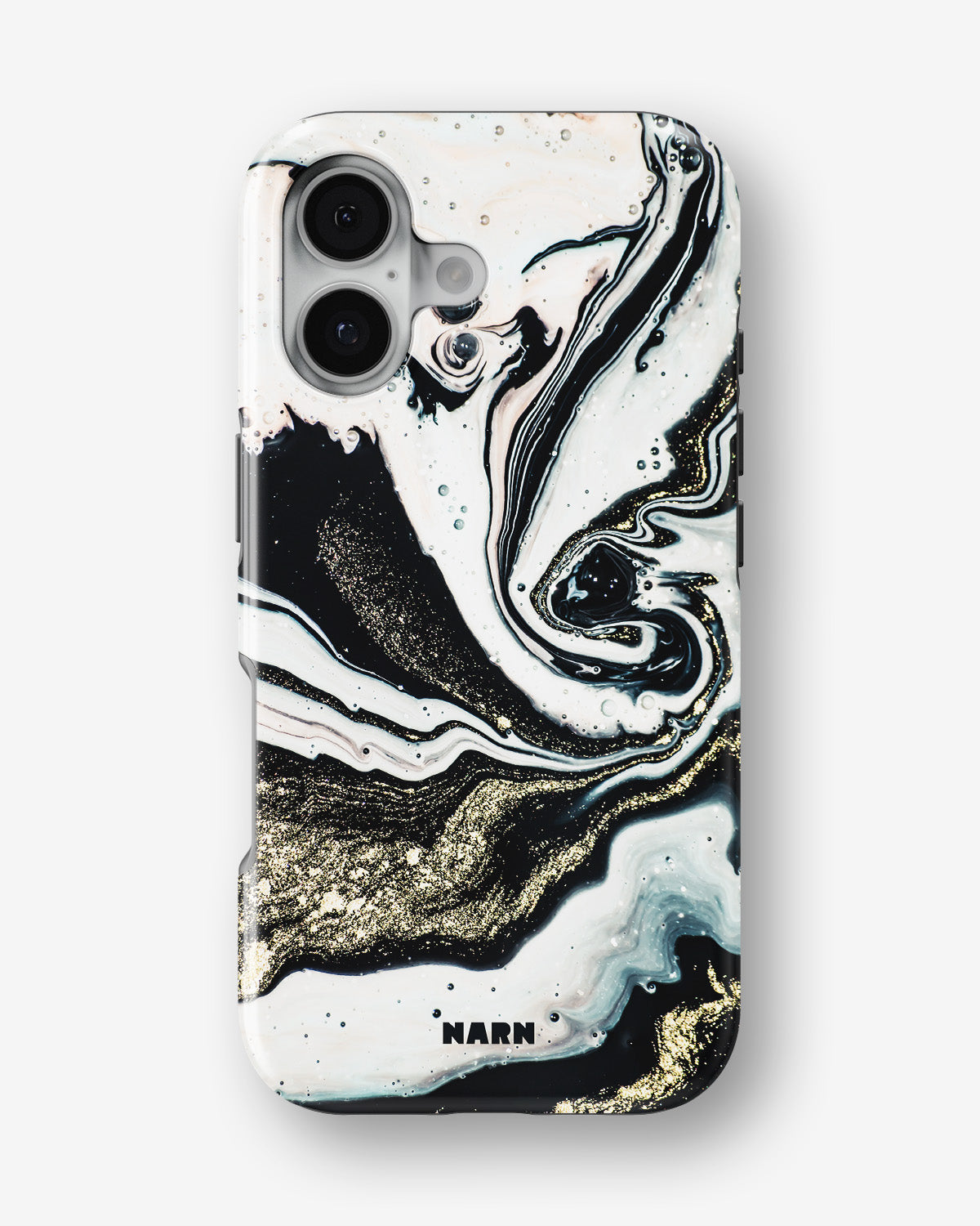 iPhone 16 Tough Case – Golden Swirl - View 1