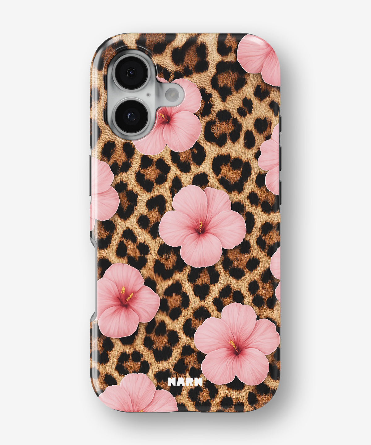 iPhone 16 Tough Case – Leopard Flower - View 1