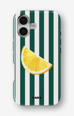 iPhone 16 Tough Case – Lemon Stripes - View 1