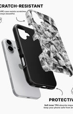 iPhone 16 Tough Case – Grey Crystals - View 2
