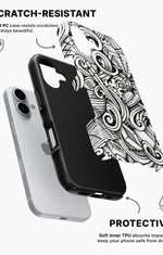 iPhone 16 Tough Case – Japanese Pattern - View 2
