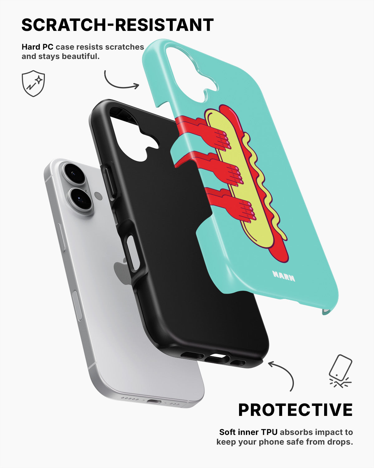 iPhone 16 Tough Case – Hot Dog - View 2