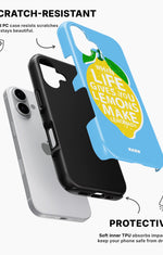 iPhone 16 Tough Case – Lemon Quote - View 2