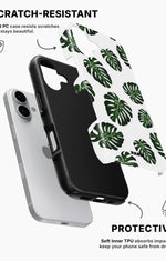 iPhone 16 Tough Case – Monstera Pattern - View 2