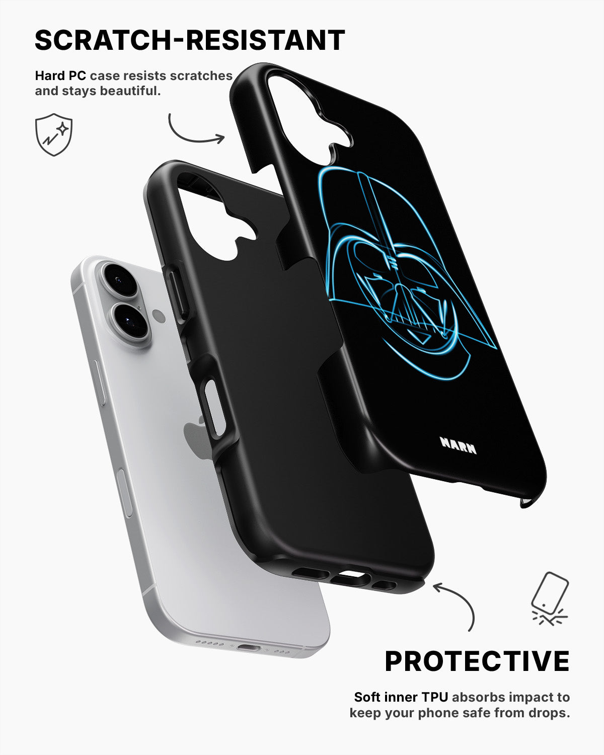 iPhone 16 Tough Case – Darth Vader - View 2