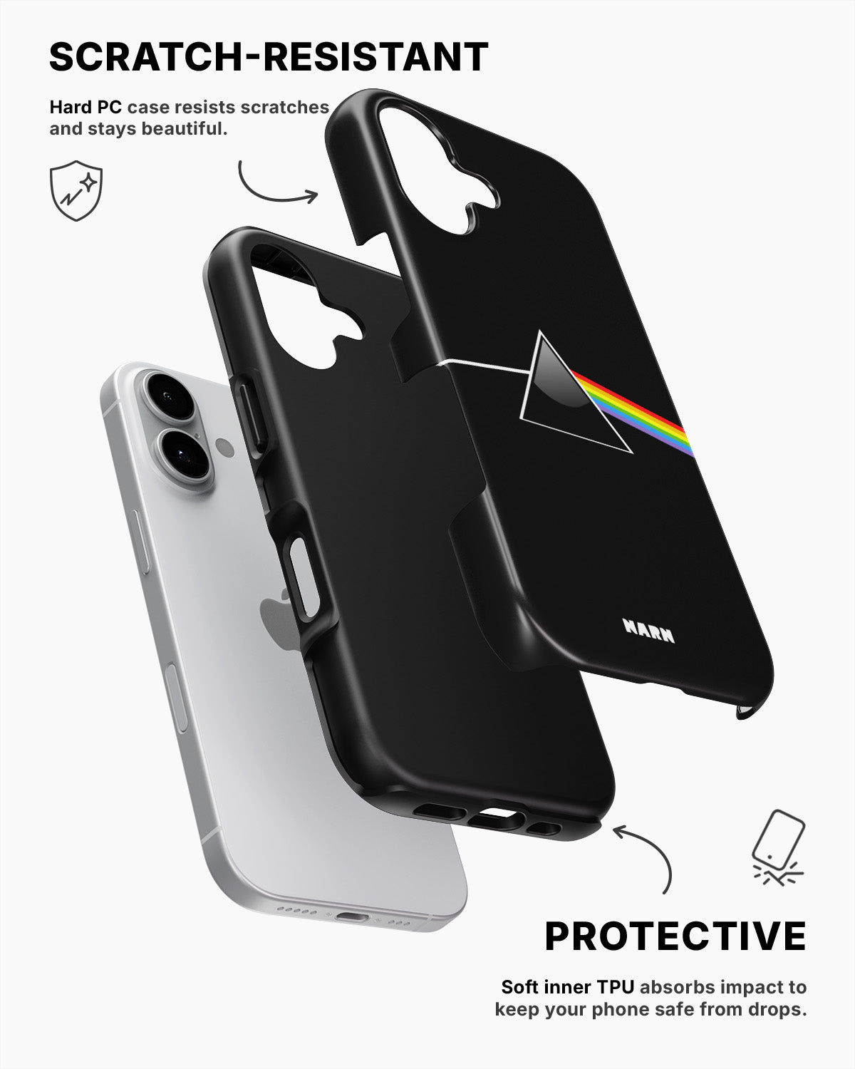 iPhone 16 Tough Case – Dark Side - View 2