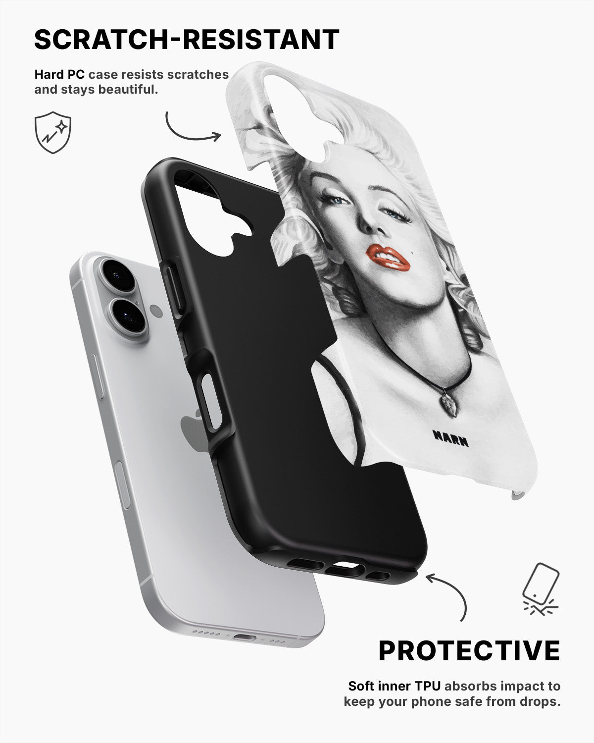 iPhone 16 Tough Case – Marilyn - View 2