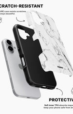 iPhone 16 Tough Case – Milky Marble - View 2