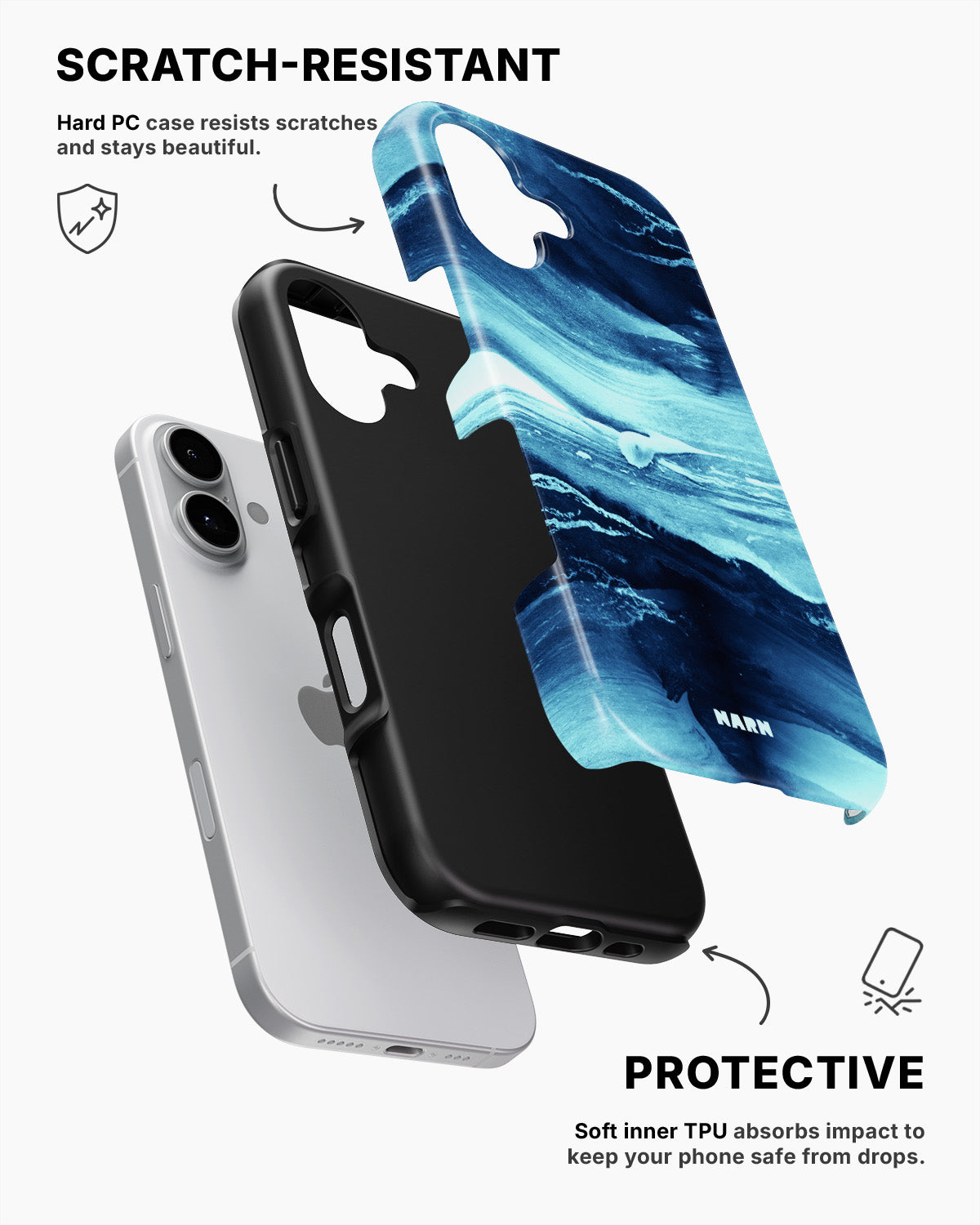 iPhone 16 Tough Case – Ocean Dream - View 2
