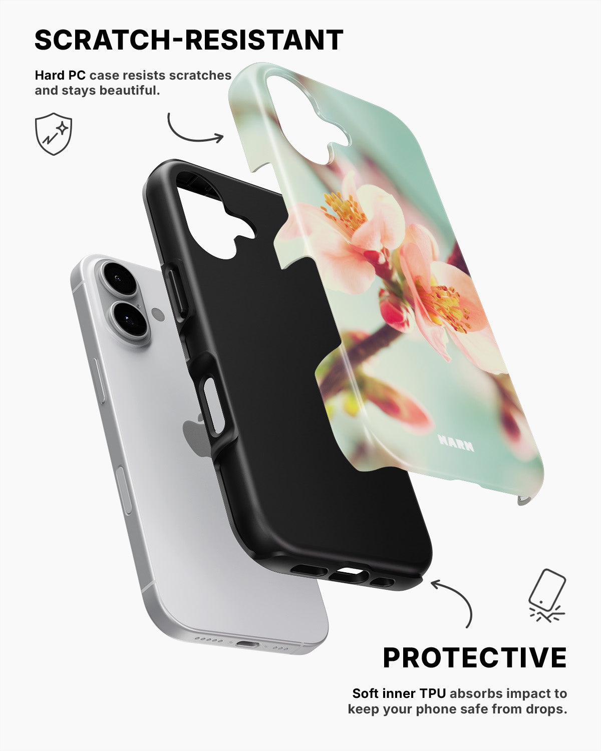 iPhone 16 Tough Case – Sweet Bloom - View 2
