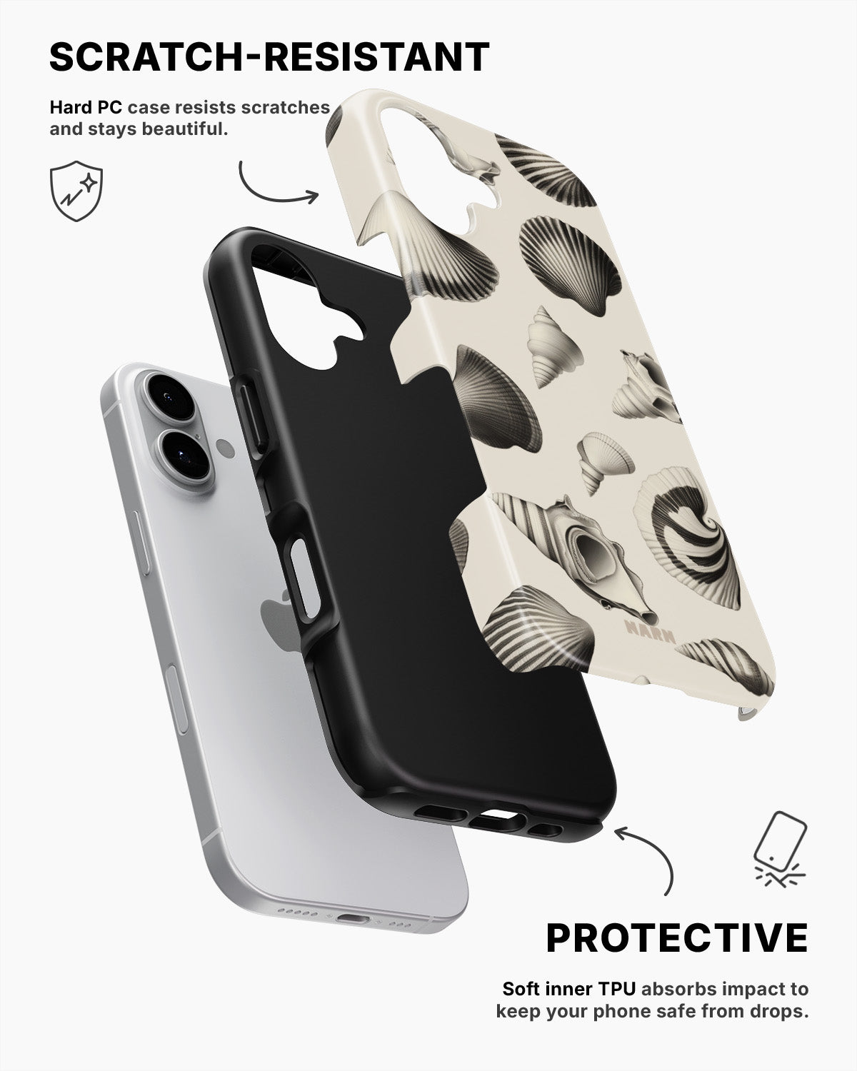 iPhone 16 Tough Case – Silent Sea - View 2