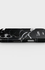 iPhone 16 Tough Case – Custom - Black Marble - View 3