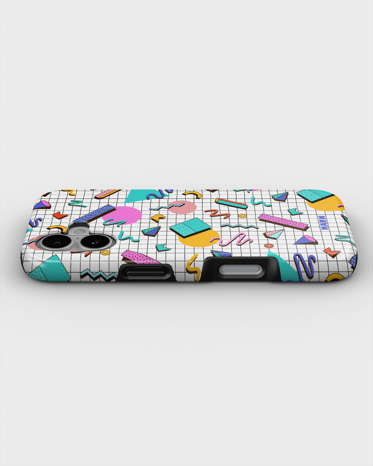 iPhone 16 Tough Case – 80s Memphis - View 3