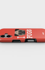 iPhone 16 Tough Case – I Love Pugs - View 3