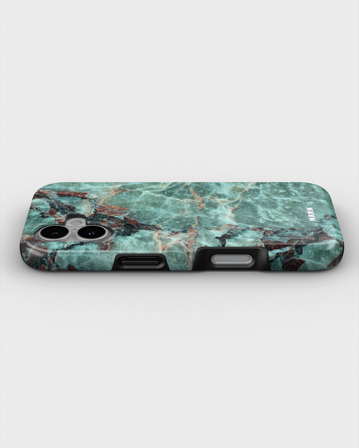 iPhone 16 Tough Case – Green Marble - View 3