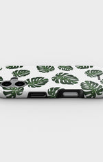 iPhone 16 Tough Case – Monstera Pattern - View 3