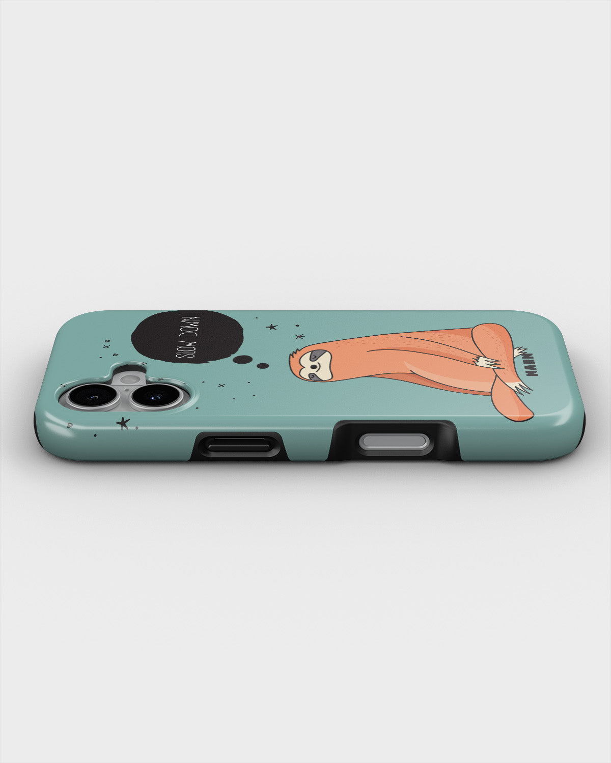 iPhone 16 Tough Case – Slow Down Sloth - View 3