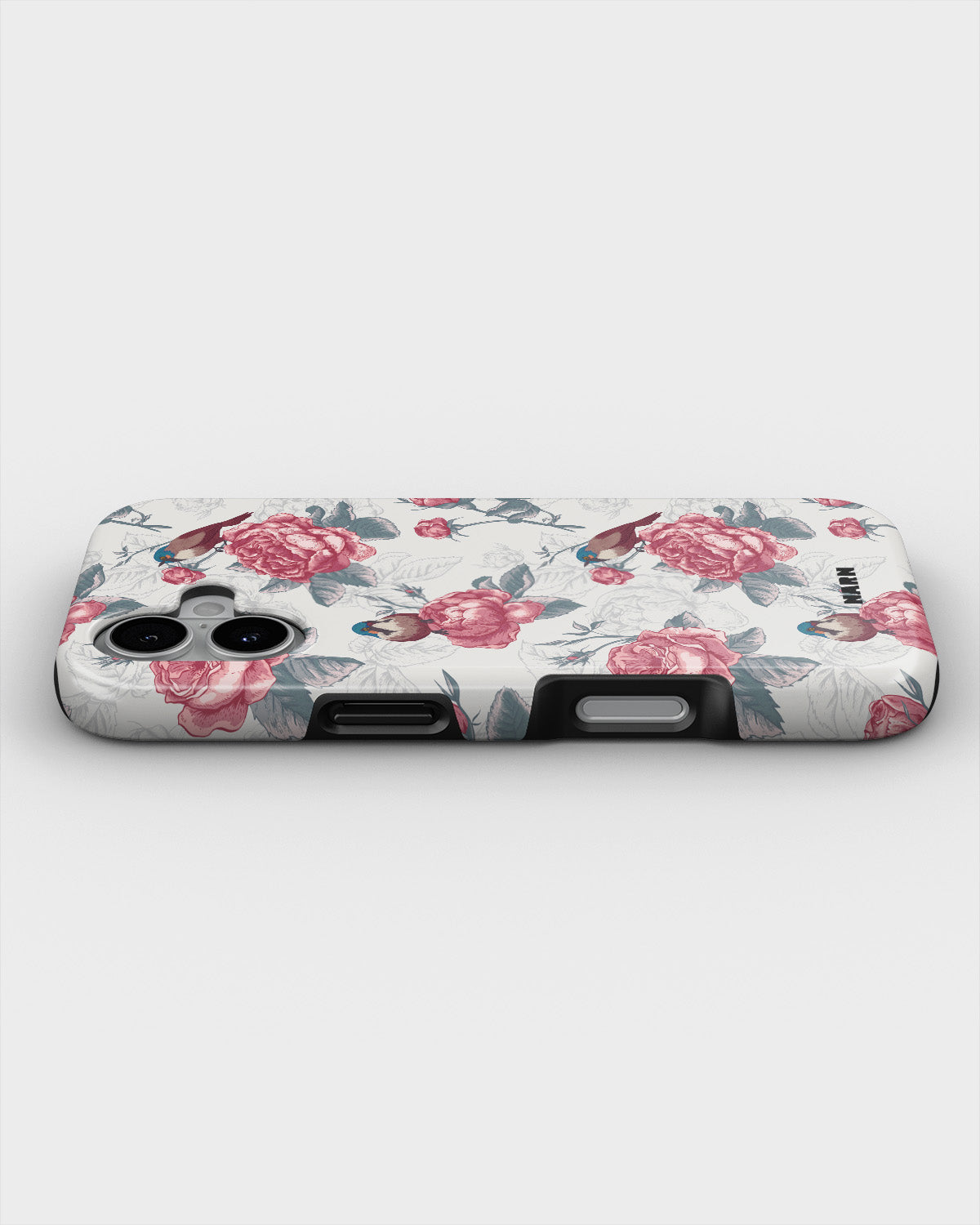 iPhone 16 Tough Case – Birds Among Roses - View 3