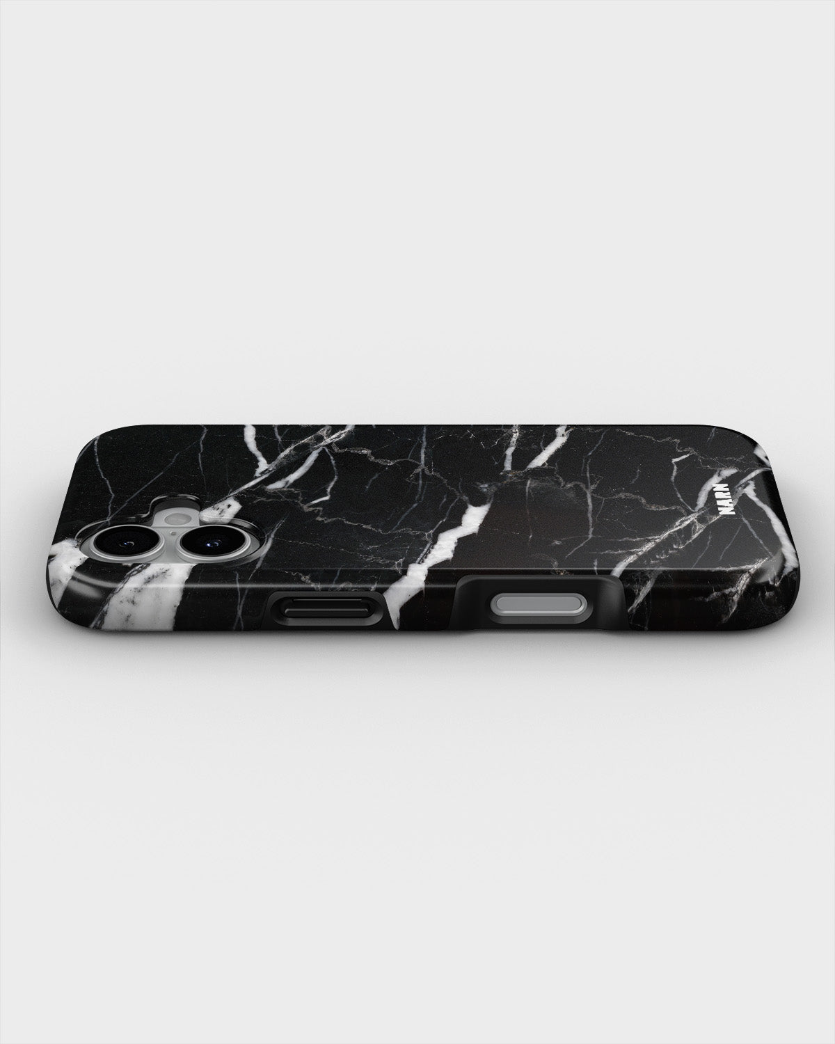 iPhone 16 Tough Case – Black Marble - View 3