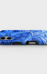 iPhone 16 Tough Case – Blue Vintage - View 3