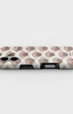 iPhone 16 Tough Case – Pink Marble Waves - View 3