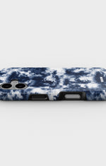 iPhone 16 Tough Case – Tie Dye Blue - View 3