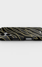 iPhone 16 Tough Case – Golden Zebra - View 3