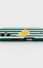 iPhone 16 Tough Case – Lemon Stripes - View 3