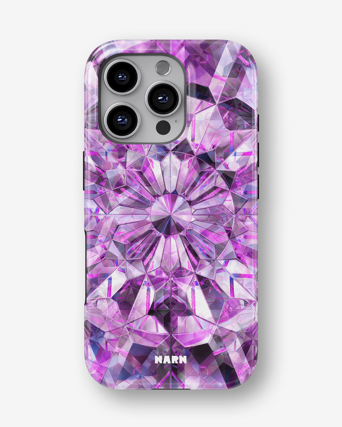 iPhone 16 Pro Tough Case – Lavender Crystals - View 1