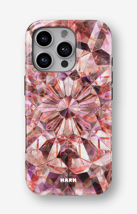 iPhone 16 Pro Tough Case – Pink Crystals - View 1